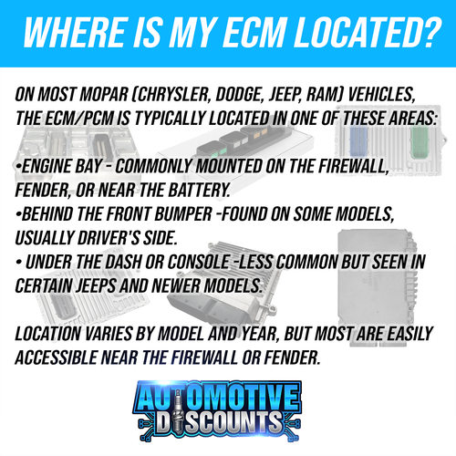 2007 Jeep Commander 5.7L 05094870 ECM ECU PCM Engine Computer Plug & Play - Picture 3 of 5