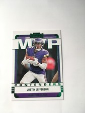 2022 Contenders Justin Jefferson #MVP-JJE Emerald Green Foil MVP Vikings 