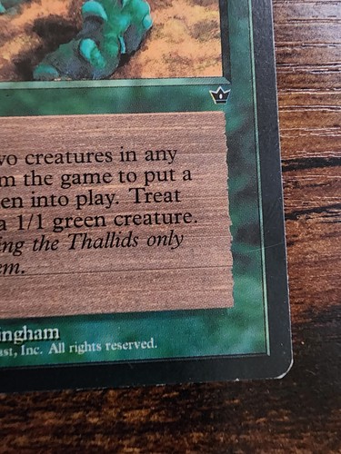 MTG Night Soil ⭐MISPRINT Extra Ink Saturation⭐ Fallen Empires ⭐NM 1994 Magic cut - Picture 5 of 12