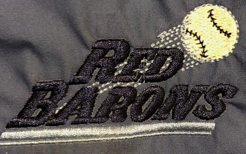 Scranton Wilkes Barre Red Barons gefütterte Jacke Herren XL Vintage Ausrüstung für Sport - Bild 2 von 13