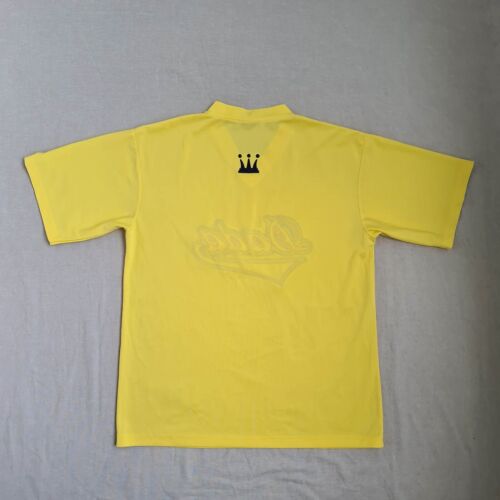 Dada Supreme Vintage T-Shirt Jersey Size XL Hip Hop Y2K 90s V-Neck Yellow Top - Picture 15 of 23