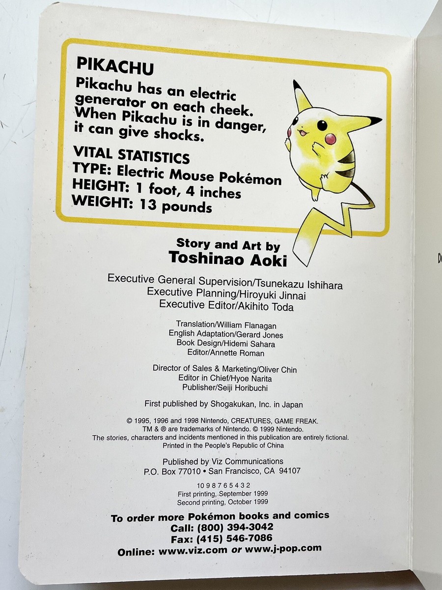 Vintage 1999 Pokémon Tales Pikachu's Day Board Book | eBay
