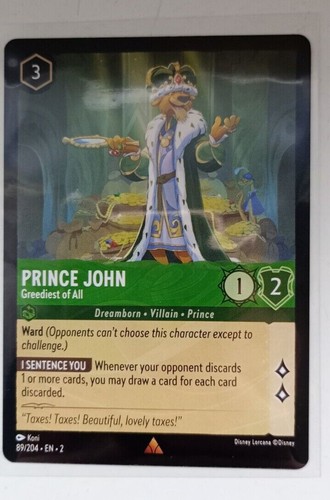 Disney Lorcana 2 Rise of the Floodborn ENG Einzelkarten 204 Near Mint - Bild 35 von 76