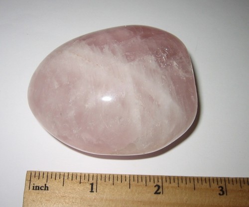 2.4" x 2.1" POLISHED NATURAL ROSE QUARTZ CRYSTAL STONE MINERAL ~ 174.2grams *A1 - Bild 5 von 12