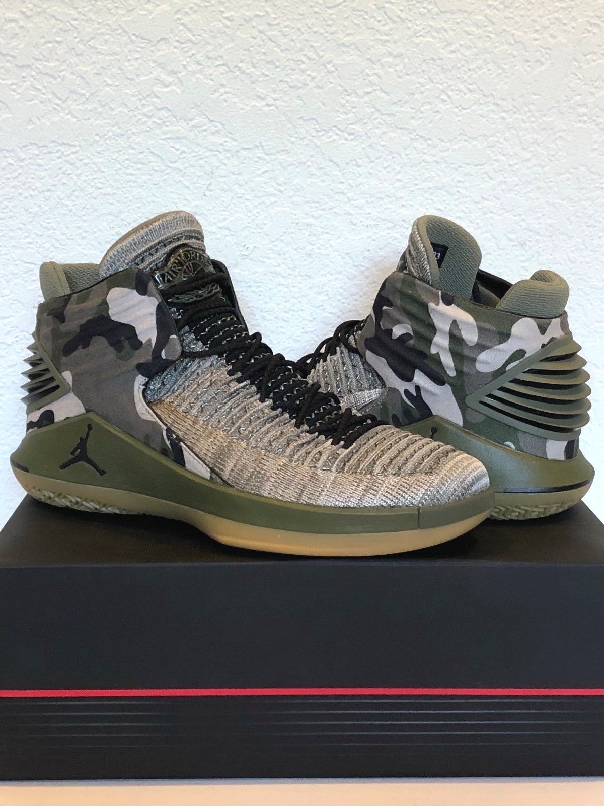 Nike Air Jordan XXXII 32 PE VETERANS DAY AA1253 200 olive black desert camo 10 Nike Air Jordan XXXII 32 PE VETERANS DAY AA1253 200 olive black desert camo 10