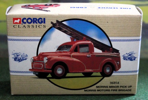 CORGI CLASSICS MORRIS MINOR PICK UP MORRIS MOTORS FIRE BRIGADE MIB. LIM ED 96854