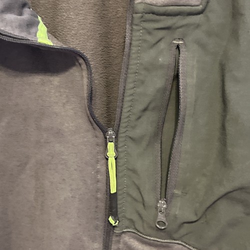 North Face Men's Gray Tech Pocket 1/4 Zip Long Sleeve Pullover Medium Flash Dry - Picture 3 of 5