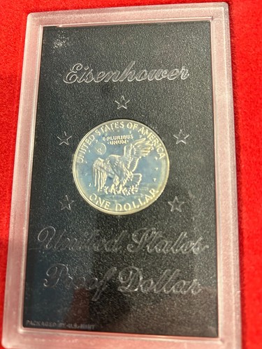 1973 S. Eisenhower Dollar 40% Silver - Proof in OGP - Picture 2 of 3