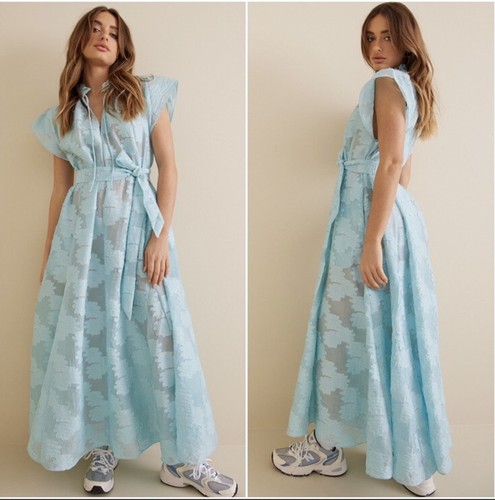 aqua long dress