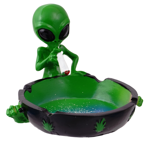 Alien Ashtray 4” Handmade Ashtray Incense Burner - Picture 5 of 11