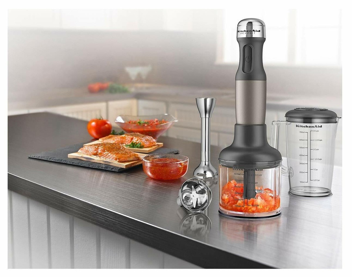 KitchenAid KHB2561ACS immersion Hand Blender 5-Speed Architect