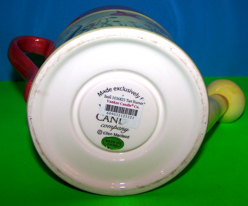 Yankee Candle SPRING WATERING CAN Wax Tart Burner Warmer Birds Flowers #1036823 - Picture 8 of 13