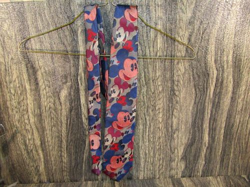 5 Vintage Novelty Neckties Looney Tunes Santa Smiley Emoji USA Flag Mickey Mouse - Picture 3 of 24