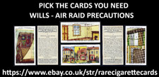 WILLS - AIR RAID PRECAUTIONS - PICK THE CARDS YOU NEED