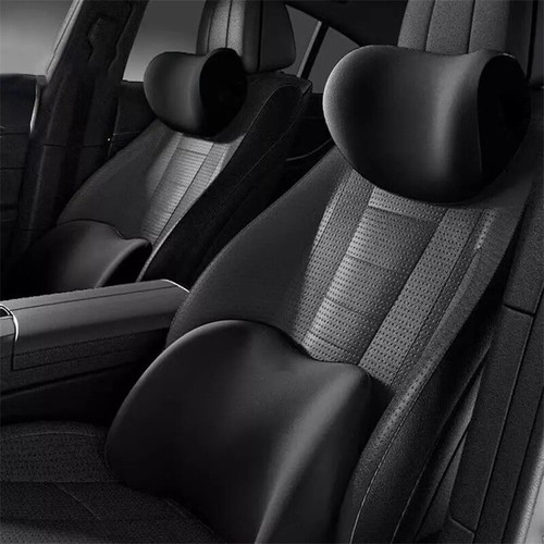 Set 2 pezzi cuscino collo auto memory foam e supporto lombare per driver e passeng GF - Foto 2 di 17