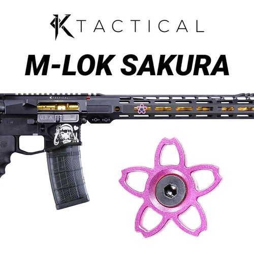 M-LOK Sakura M-LOK Rail Mounted Flower Anime Tactical - Picture 4 of 10