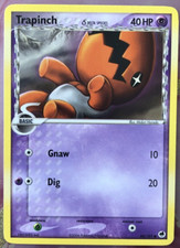 2006 Pokémon TCG Trapinch  EX Dragon Frontiers 68/101 Non-Holo Delta Species