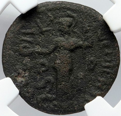 ANTONINUS PIUS Authentic Ancient Roman Coin DIUM MACEDONIA Athena NGC i82847 - Picture 1 of 4