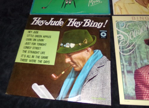 Vtg BING CROSBY LP Record Lot~Great Country Hits~Greatest~Seasons~Hey Jude - Picture 2 of 9