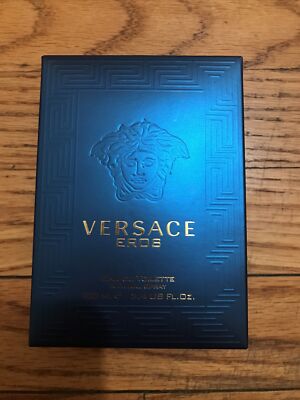 Eros Versace Eau De Toilette  Natural Spray *Brand New* , 3.4 OZ/100 ML