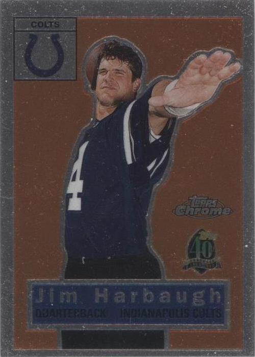 1996 Topps Chrome Jim Harbaugh #1