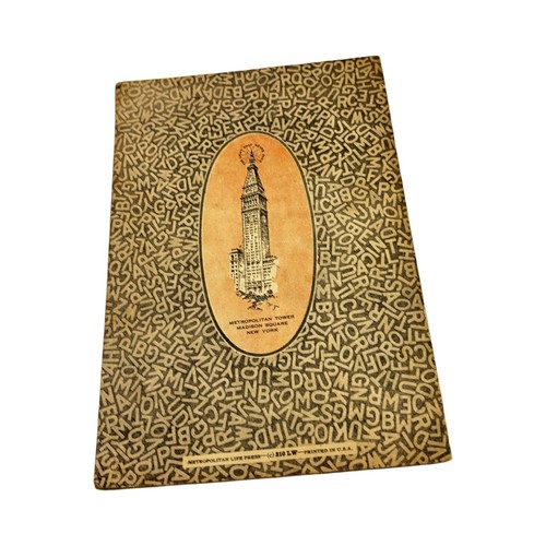 VERY RARE OLD VTG ANTIQUE 1920's ERA CHILDREN'S "ABC" BOOK PROMO BY "MET LIFE" - Picture 7 of 7