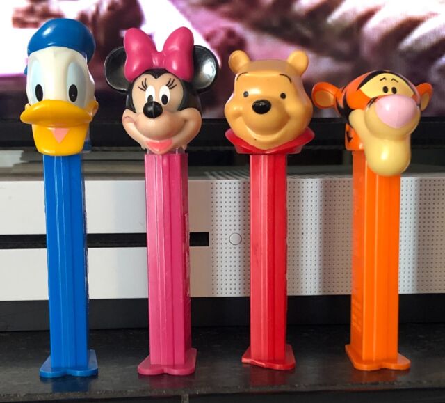 Disney PEZ Dispensers Lot of 4 Donald Minnie Winnie Tigger Disney PEZ Dispensers Lot of 4 Donald Minnie Winnie Tigger