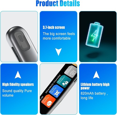 142 Language Pen Scanner S65 Translator, Portable Smart Device, Voice Translator - Zdjęcie 6 z 8