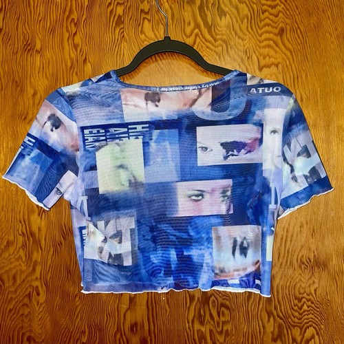 Shein Figure And Letter Graphic Top - Picture 2 of 4