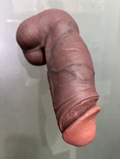8INCH Super Big Extra Large Thick Fat Cock with Balls Suction Cup Dildo Dong
