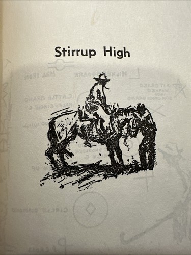 Stirrup High, Walt Coburn, 1957 1st Edition, Ross Santee illustrations - Picture 3 of 5