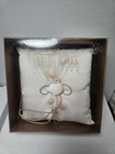 Beverly Clark Collection Ring Pillow Wedding Seashells Ocean Sea NIB