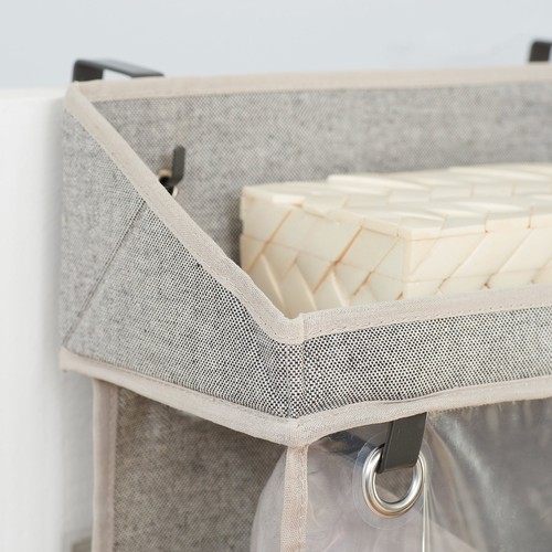 24-Shelf Hanging Closet Shoe Organizer Over The Door Polyester Cotton Storage US - Picture 3 of 4