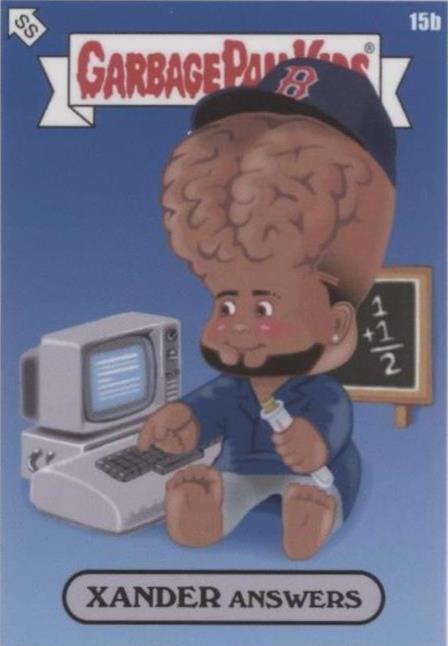 2022 Topps MLB x Garbage Pail Kids: Series 1 Keith Shore - Xander Bogaerts #15B - 1 of 1