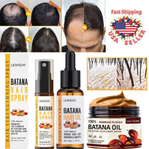 Batana Oil Serum Spray for Hair Growth Healthier Thicker Fuller Anti Hair Loss - Picture 2 of 37