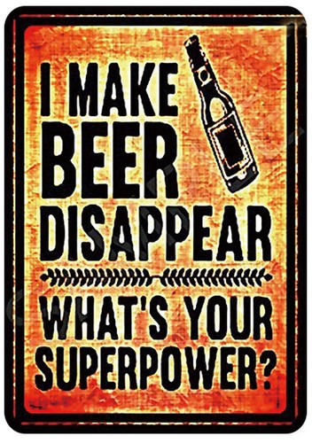 Vintage Metal Tin Signs Poster Garage funny sentence Man Cave humor wholesale - Picture 82 of 96