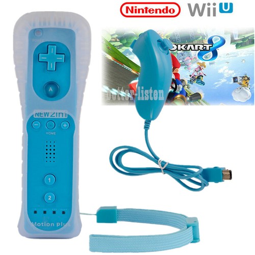 Brand New Built in Motion Plus Remote Controller And Nunchuck For Wii & Wii U - Picture 35 of 105
