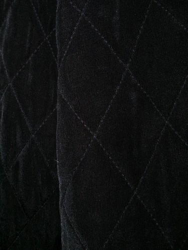 Chicos Travelers Black Quilted Snap Front Jacket SZ 2 Pockets L 12 - Picture 2 of 4