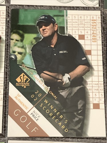 Lote de tarjetas de golf SP auténticas numeradas (2001-2005) #'d/ - Imagen 15 de 21