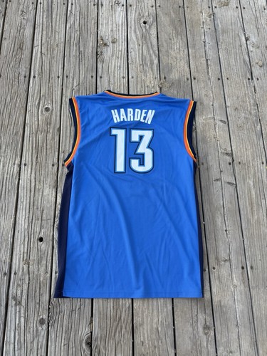 Camiseta Adidas James Harden #13 Azul Oklahoma City OKC Thunder NBA Baloncesto L