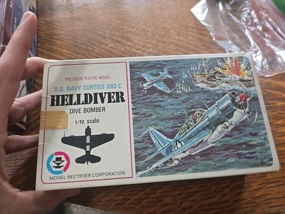 Vintage UNOPENED New In Box Sealed MRC CURTISS SBC2 HELLDIVER 1 72