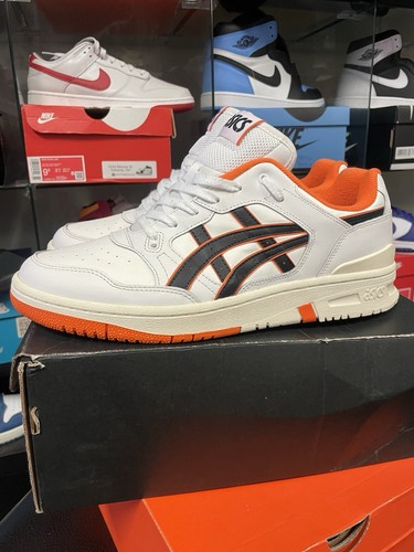 ASICS® EX89 White Habanero Orange Black 1201A476.109 Men's 11.5 Classic Rare OG