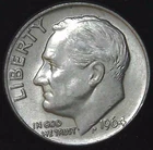 1964-D 10C Roosevelt Dime BU 90% Silver 26owt0306-4