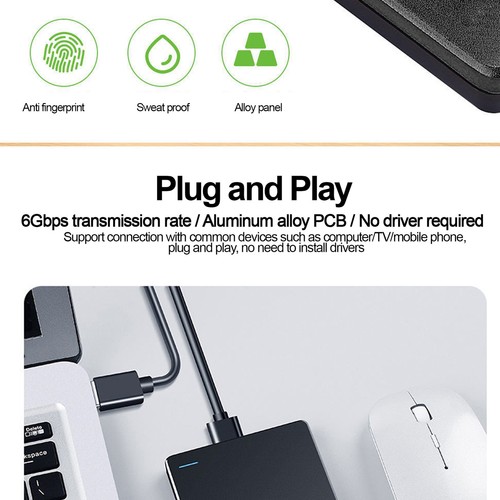 External HDD 6Gbps Portable External HDD PCB External Hard Drivewith USB 3.0 CB - Afbeelding 24 van 30