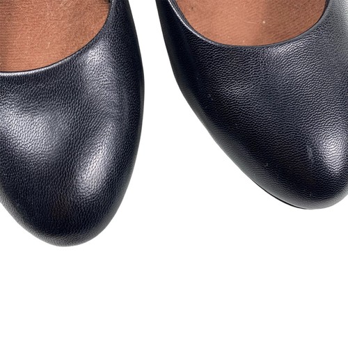 Ros Hommerson VALEDA Heels Shoes Womens Classic Black Leather Pumps Sz 11N - Picture 5 of 11