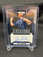 2025 Prizm Baseball Zach Thornton Sensational Signatures Prospect Auto Mets