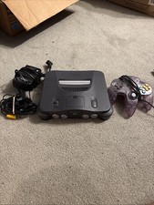 Nintendo 64 Home Console - Black Tested Loose Joystick On Controller