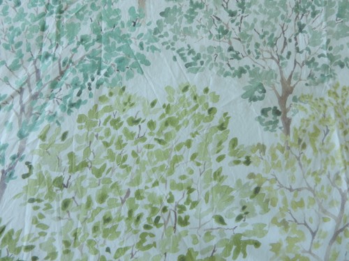 Duvet Cover 1 Pillowcase Set John Lewis LECKFORD TREES Single White Thick Cotton - Picture 6 of 9