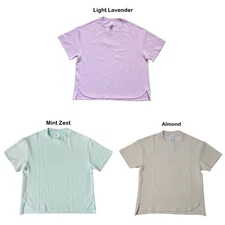 Member's Mark Women's Relaxed Fit 4 Way Stretch Short Sleeve Luxe Tee, MM23072