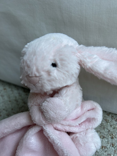 Little Jellycat Bashful Bunny Lt. Pink Easter Bunny Lovey Security Blanket Plush - Bild 2 von 7